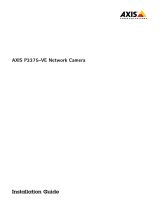 Axis P3375-VE Manuale utente