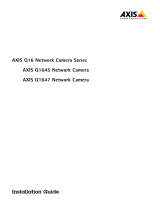 Axis Q1647 Manuale utente