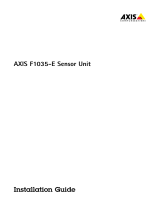 Axis F1035-E Manuale utente