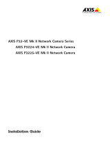 Axis P3224-VE Manuale utente