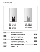 Siemens DE40524 Manuale utente