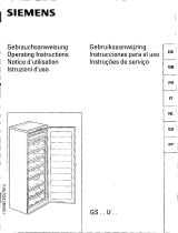 Siemens GS30U75/53 Manuale utente