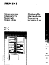 Siemens KD32F00/05 Manuale utente
