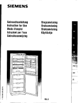 Siemens KG36E05 Manuale utente