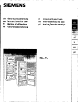 Siemens KS29V62IE/01 Manuale utente