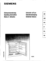 Siemens KU15R05NE/42 Manuale utente