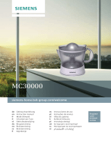 Siemens MC30000 Manuale utente