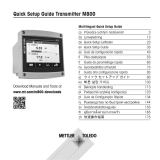 Mettler Toledo Transmitter M800Transmitter M800 Istruzioni per l'uso