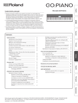 Roland GO:PIANO Manuale del proprietario