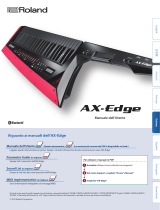 Roland AX-Edge Manuale del proprietario
