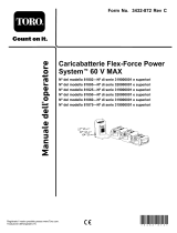 Toro Flex-Force Power System 4.0Ah 60V MAX Battery Pack Manuale utente