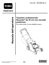 Toro Heavy-Duty Proline 53 cm Professional Walk Behind Mower 22280 Manuale utente