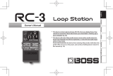 Boss RC-3 Loop Station Manuale del proprietario