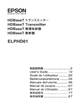 Epson ELPHD01 HDBaseT Transmitter for Large Venue Projectors Guida utente