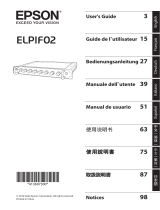 Epson ELPIF02 Projector Interface Board SDI Guida utente