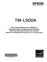 Epson TM-L500A Series Manuale utente