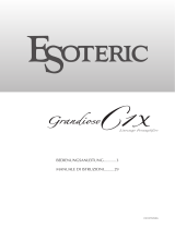 Esoteric Grandioso C1X Manuale del proprietario