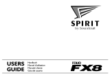 SoundCraft SPIRIT FOLIO FX8 Manuale del proprietario