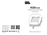 PIXEL XPS552 Professional Video Light Manuale utente