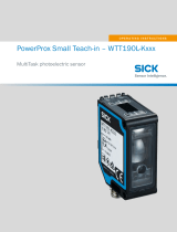 SICK PowerProx Small Teach-in - WTT190L-Kxxx Istruzioni per l'uso