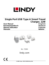 Lindy 12W USB Type A Charger, Multi Country Manuale utente
