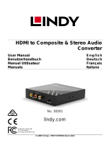 Lindy HDMI to Composite & Stereo Audio Converter Manuale utente