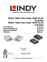 Lindy 700m/3000m Fibre Optic HDMI 4K30 Extender Manuale utente