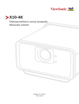 ViewSonic X10-4K-S Guida utente