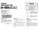 Aiwa AD-F 800Z Manuale del proprietario