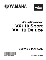 Yamaha VX110 Sport Manuale utente