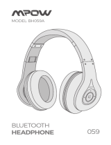 Mpow Bluetooth Over-Ear Headphone Manuale utente