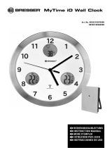 Bresser MyTime io radio controlled Wall Clock Manuale del proprietario