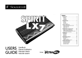 SoundCraft SPIRIT LX7 Manuale del proprietario