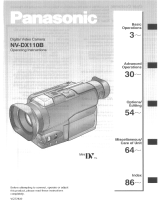 Panasonic NVDX110B Manuale del proprietario