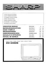 Sharp DV5460S Manuale del proprietario