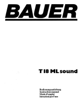 Bauer T18 ML sound Manuale del proprietario
