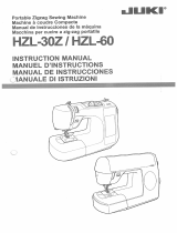 Juki HZL-60 Manuale del proprietario