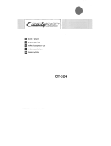 Candy CT-524 Manuale del proprietario