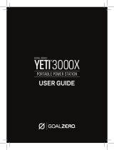 Goal Zero Yeti 3000X Guida utente