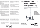 VCM TDH 3 MAXI LCD, LED and Plasma TV Wall Mount Bracket Manuale del proprietario