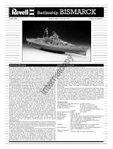 Revell Battleship Bismarck Manuale del proprietario