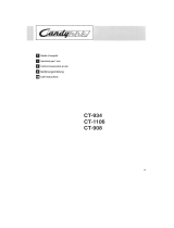Candy CT 934 Manuale del proprietario