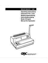 GBC Image-maker 1000 Operating Instructions Manual