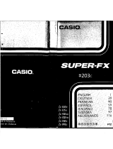 Casio SUPER FX 203C Manuale del proprietario