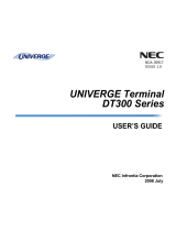 NEC DT300 Series Manuale utente
