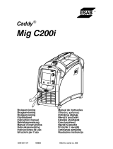 ESAB Caddy Mig C200i Manuale utente
