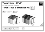 Palram Yukon Shed 3 Extension Kit Manuale utente