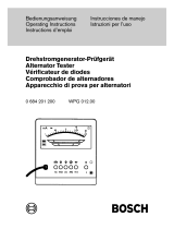 Bosch WPG 012.00 Operating Instructions Manual