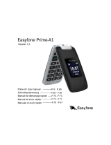 Easyfone Prime A1 Manuale utente