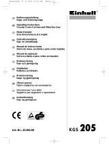 EINHELL KGS 205 Operating Instructions Manual